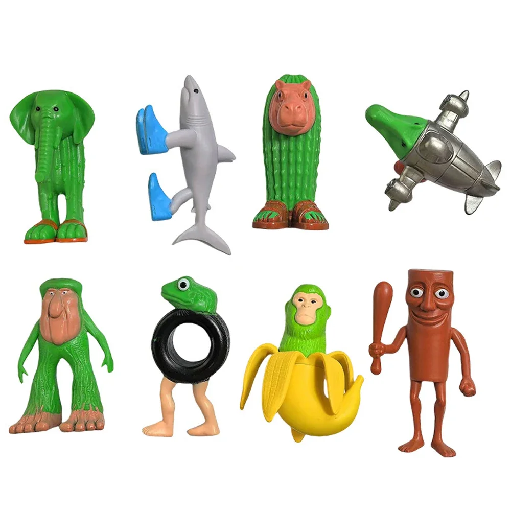 شعبية منتج جديد ثلاثية الأبعاد الطباعة تونغ تونغ صحور عصا خشبية تمثال الضغط لعبة شان هاي جينغ الإبداعية مجردة حلية