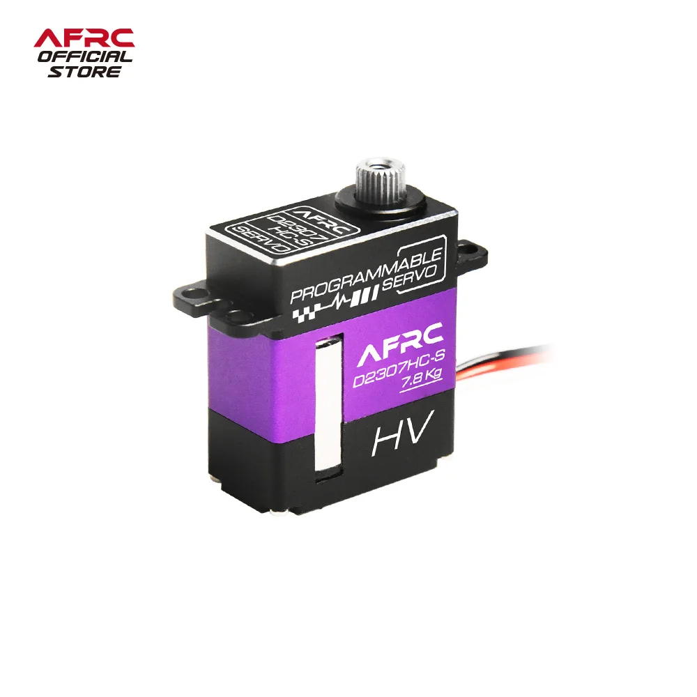 AFRC D2307HC-S 7.8kg 20g HV Programmeerbare Digitale Servo Coreless Motor Metalen Tandwielen Voor RC Auto Vliegtuig Helikopter DIY Upgraden