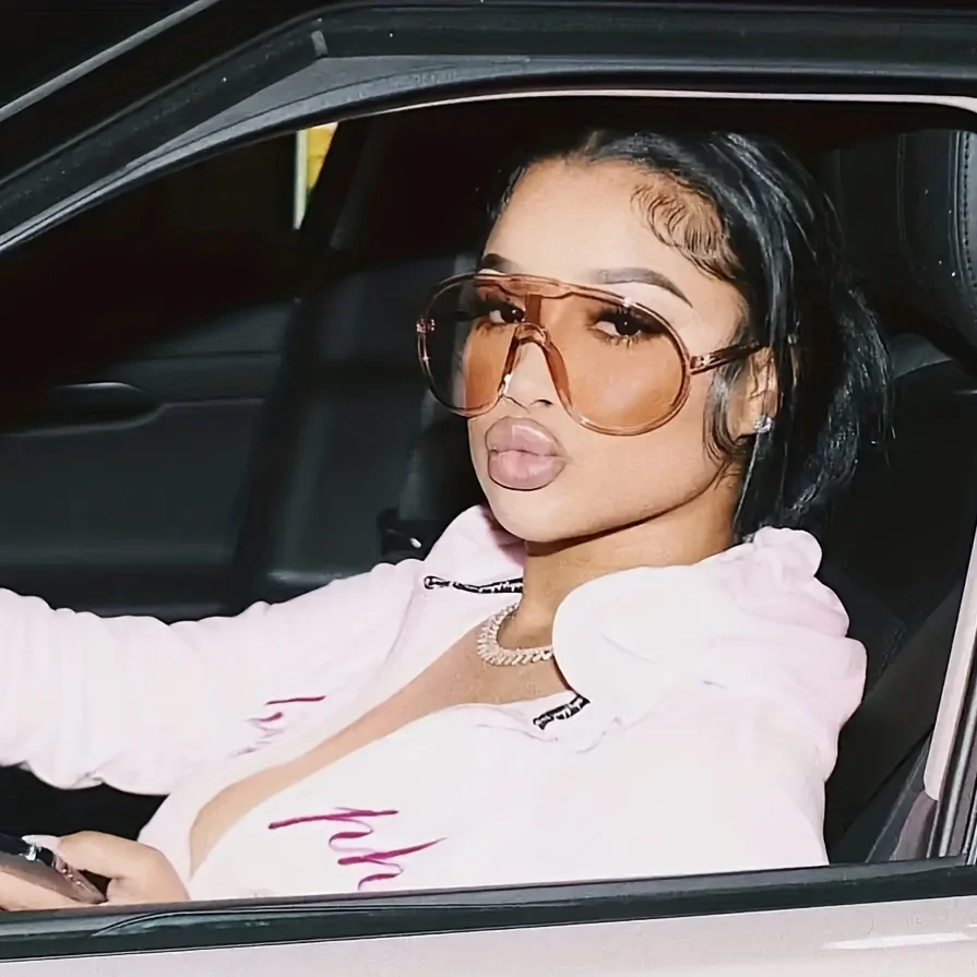 نظارات شمسية مربعة كبيرة الحجم للرجال والنساء ، أزياء فاسق ، إطار كبير ، نظارات شمسية لركوب الدراجات عتيقة ، ظلال متدرجة عتيقة #3