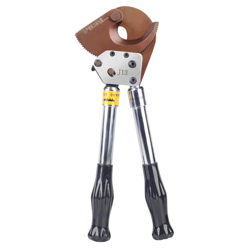 J13 Manual Ratchet Cable Cutter For ACSR (Aluminum Conductor Steel Reinforced) / Steel-Core Aluminum Strand Wire