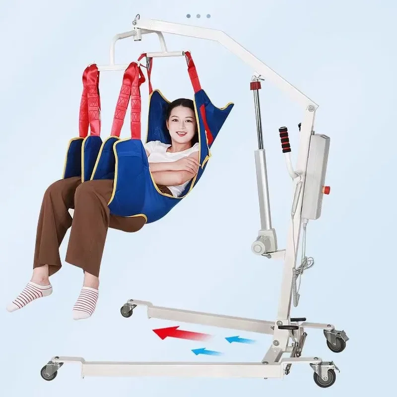 Electric Patient Lift for Elderly Disabled Bedridden Paralyzed Caregiver Aid Heavy Duty Transfer Hoist Home Hospital Use Safe