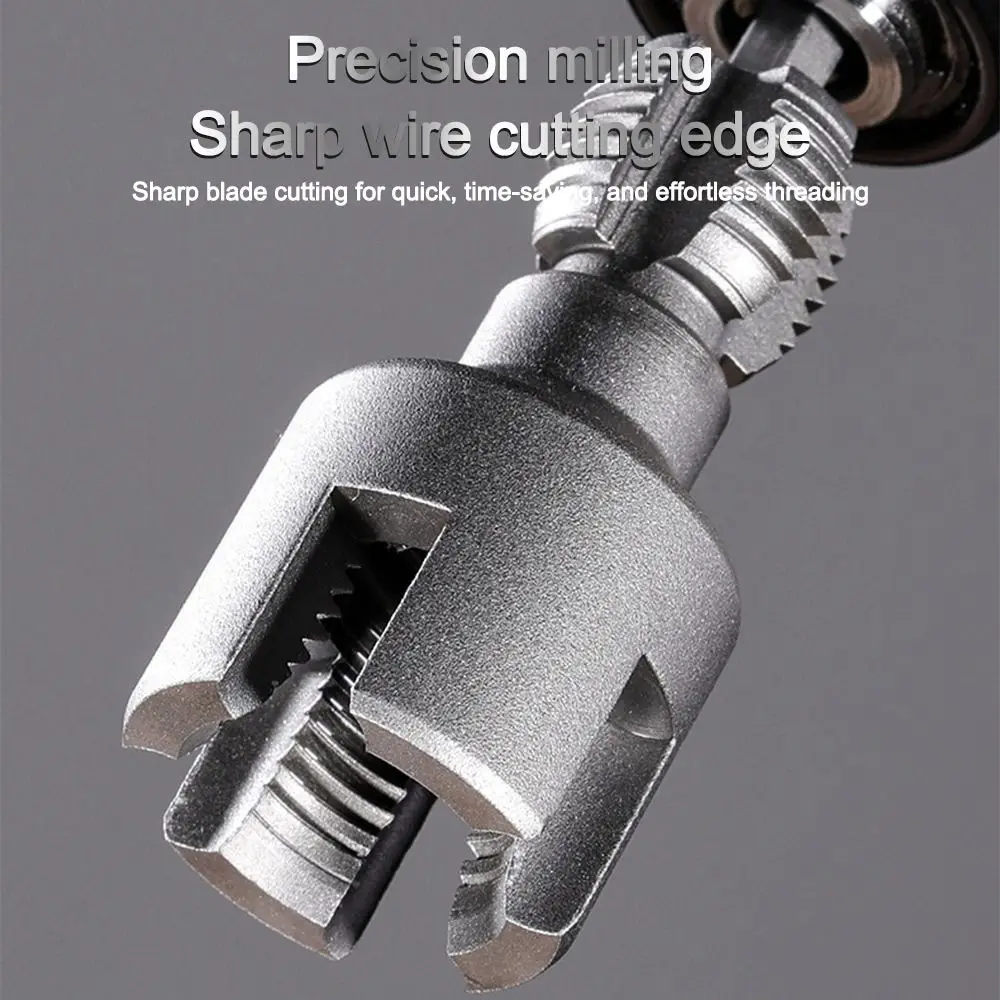 New 4/6 Points Pvc Pipe Threader Kit Internal/External Thread Fast Thread Tap Pipe Threader Pipe Waterpipe Tapping Tool