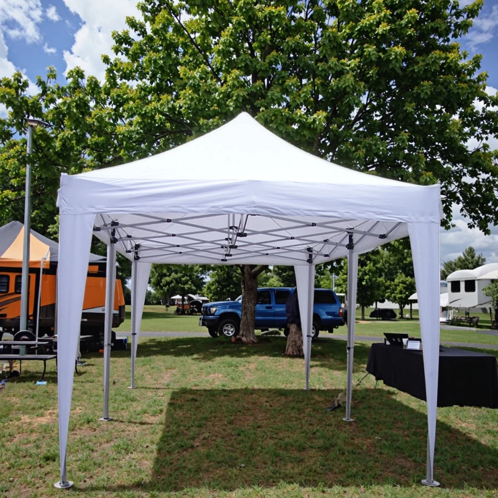 

Multi-Size Custom Logo Commercial Trade Show Tent Professional Portable Folding Gazebo Tent