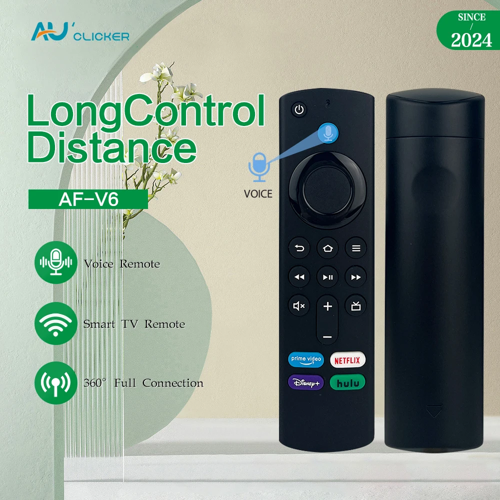 L5B83H Replacement Voice Remote Control (2nd GEN) with Power and Volume Control Fit for 2nd Gen Fire TV Cube and Fire TV Stick