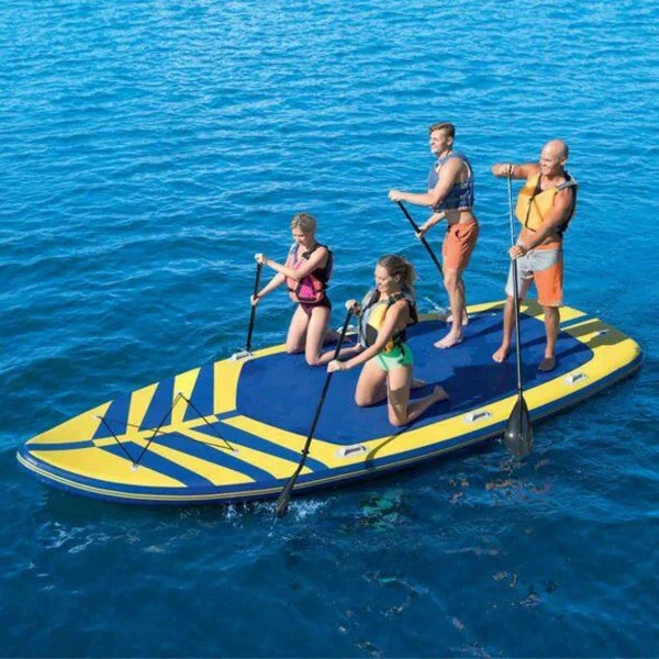 Good Quality 6 People Team Inflat Paddl Board Inflatable Mega SUP Paddleboard