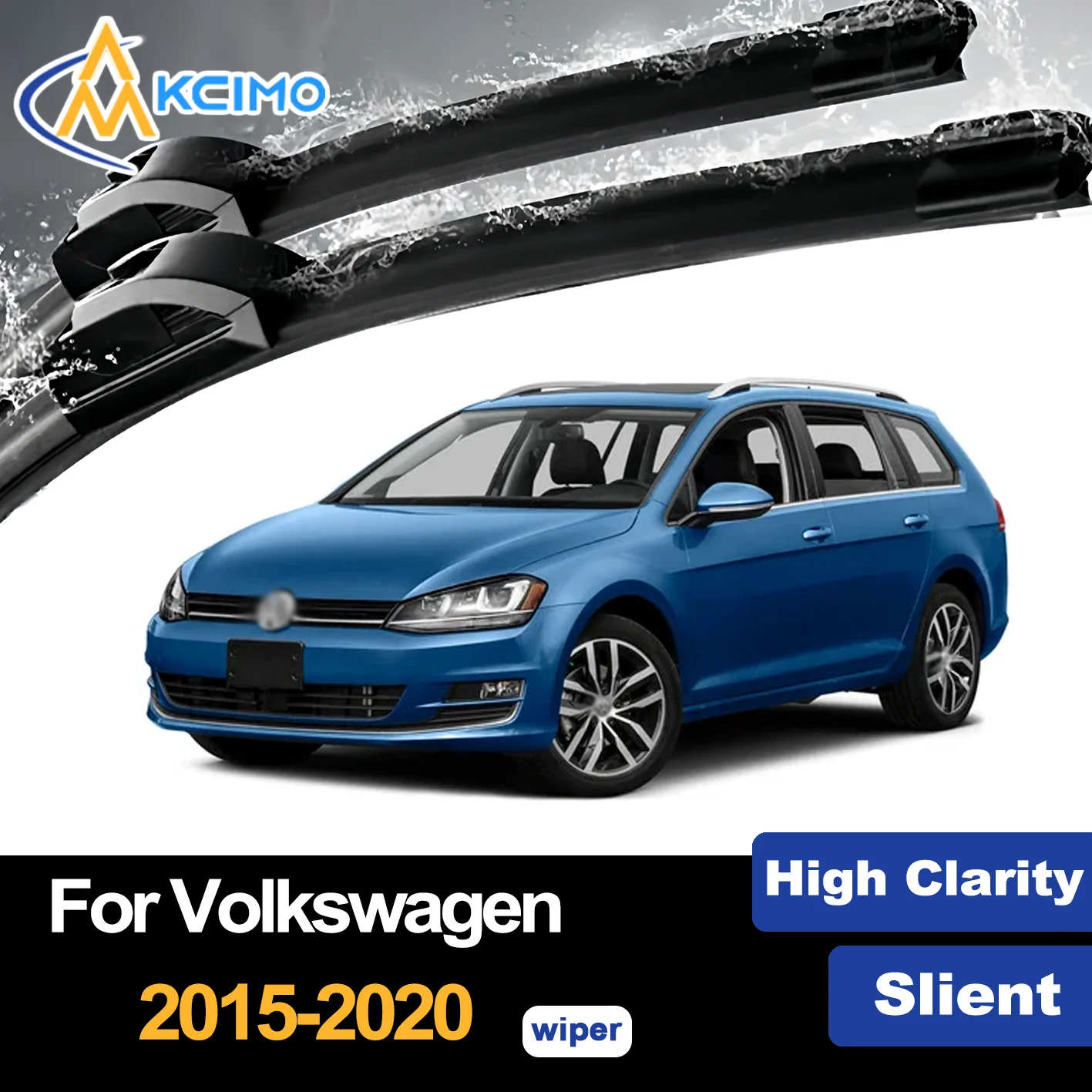 

Front Wiper Blades for Volkswagen Golf Sportsvan 2015–2020 Golf SV Premium Car Windscreen Windshield Window Wiper Accessories
