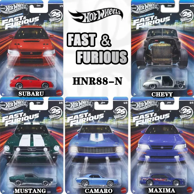 Hot Wheels 1:64 Diecast Alloy Car Fast&Furious,Collectible Simulation Model Toy,Halloween Back To School Gift for Boy Collectors