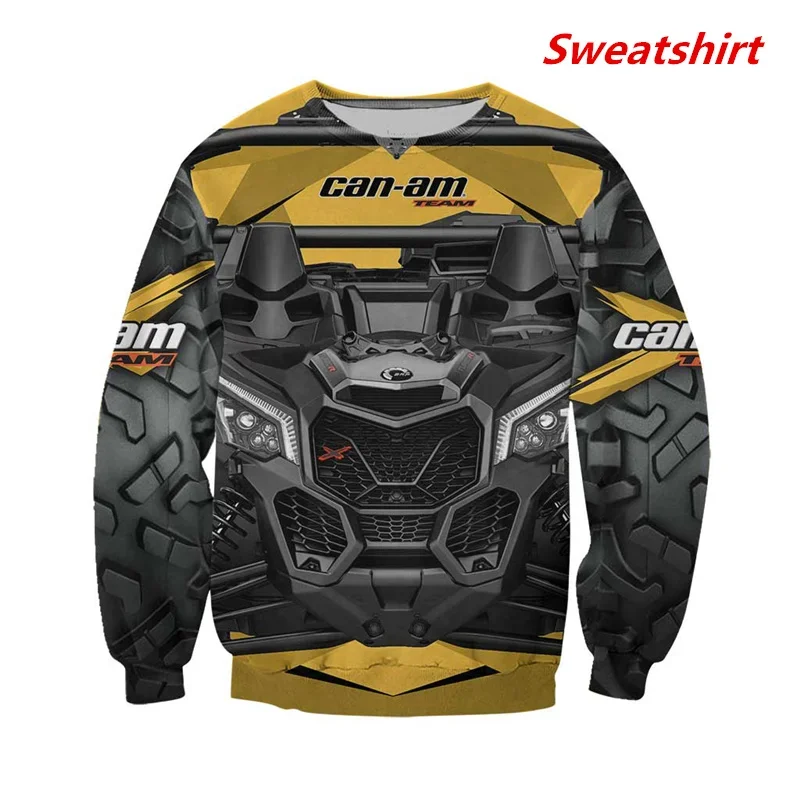 Nieuwe Mode Hoodie Kan Am Off Road 3D Volledig Gedrukt Herfst Zip Hoodie Unisex Harajuku Casual Straat Sweatshirt Sportkleding HY045