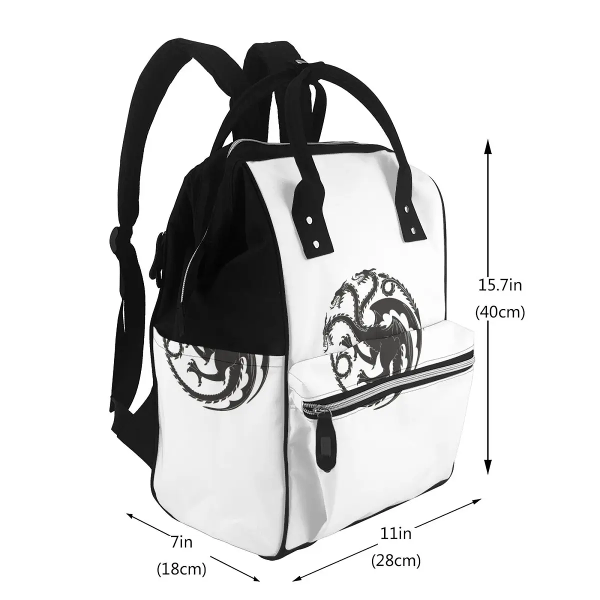 Game Of Thrones House Targaryen Student Backpack School Bag Hiking Travel Daypack for Men Women Bookbag Shoulder Bags