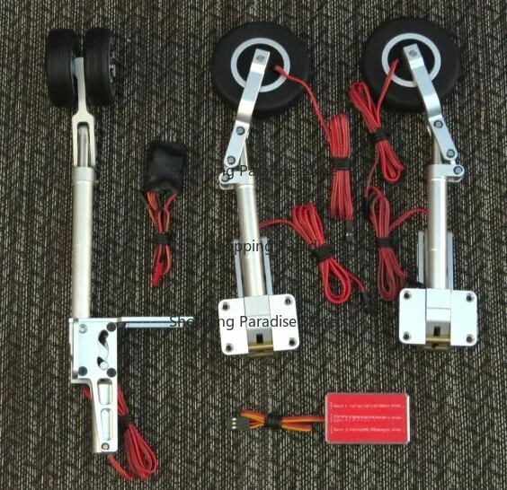 12mm Turbo All-Metal Landing Gear with Brake Wheels for Drones 7-12kg Load Capacity