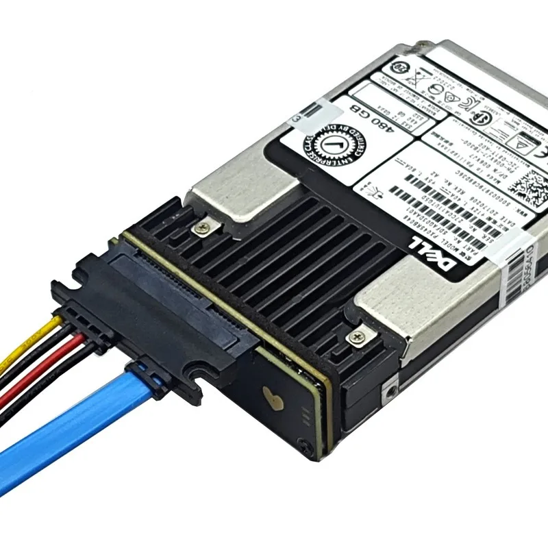 Hard Disk Interface Expansion Adapter, SATA3.0 SATA22PIN to SAS29PIN Converter for SSD Storage Accessory