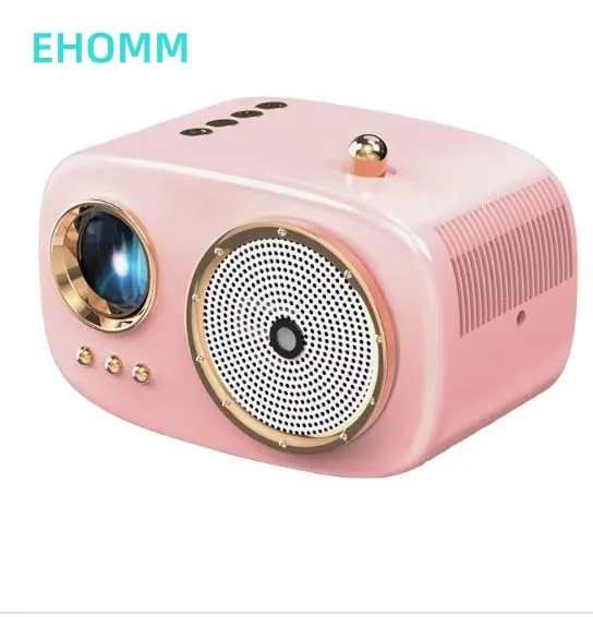 EHOMM K2 Hot Selling Mini Portable Support HD 720p LCD LED Home Theater Video TV Projector