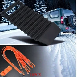 Universal Portable Non-Slip Sturdy Car Wheel Traction Mat Plate for Snow Mud Ice Sand Anti-Skid Pad Non-Slip Emergency Tire