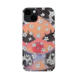 Dudu Lips Small Floral Cartoon Funny Phone Case for IPhone 11 14 15 16 ProMax 12 13 Mini XR Lovely Cartoon Shockproof Case Cover