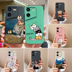 For Tecno Pova 5 Pro Phone Case Cute Cartoon Liquid Silicone Full Coverage Anti Drop Back Shell For Tecno Pova5 Pro Bumper Funda