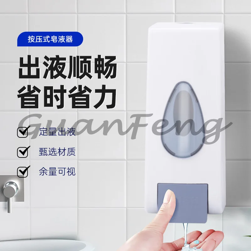350ml 600ml Wall‑Mounted Double‑Head Automatic Liquid Soap Shampoo Dispenser for Hotel Mall