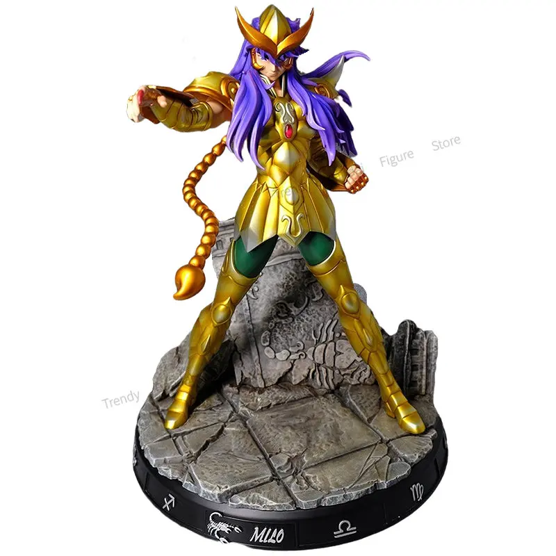 

Limited Scorpio Miro Gold Saint Seiya Zodiac Knights Series Hand Statue Collection Ornament Anime Model