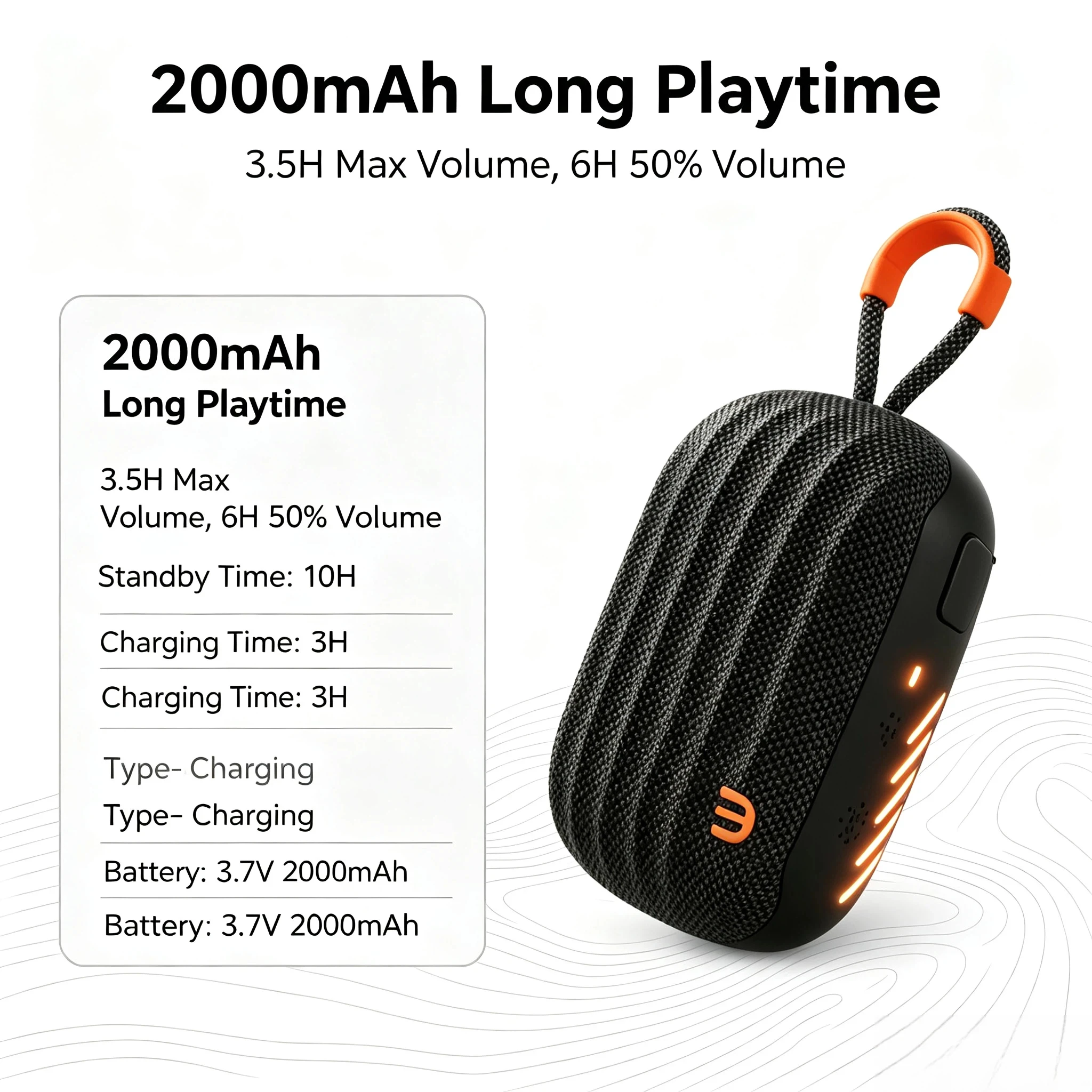 Haut-parleur Bluetooth portabl - Portable Bluetooth Speaker Waterproof Ipx7 avis et prix