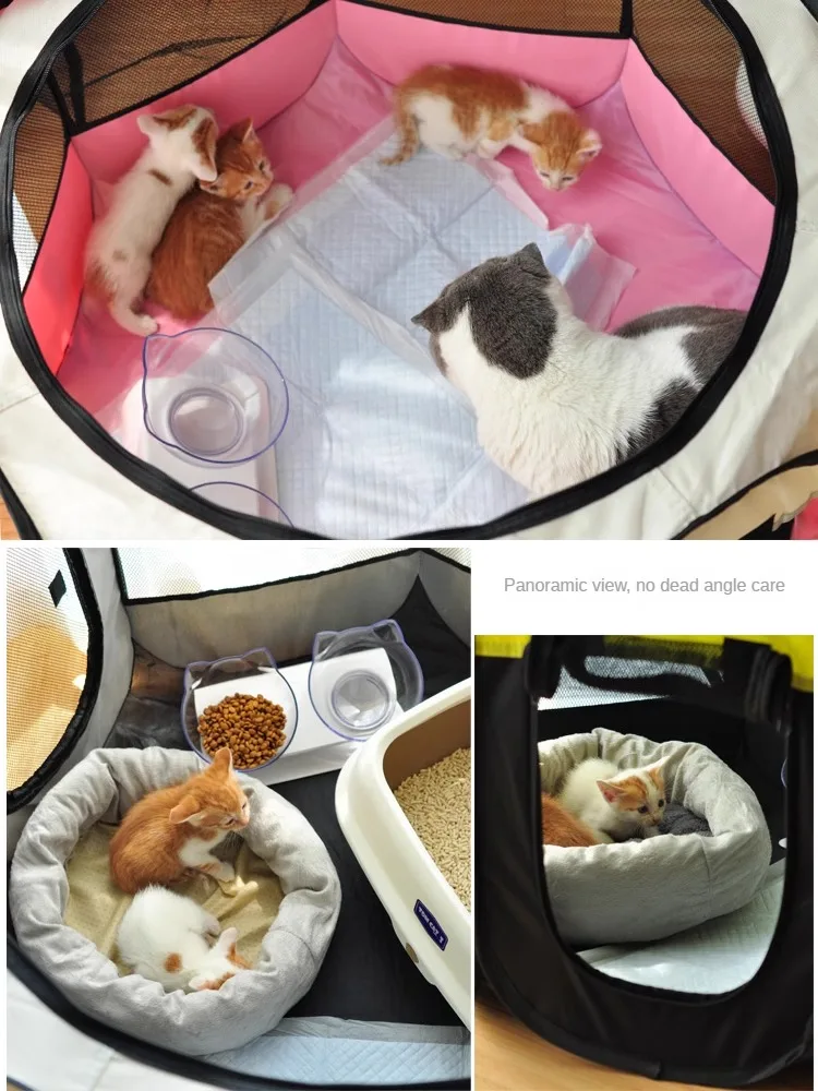 Pet Bed Accessories Cat Farrowing Room Cattery Maternity Nest Maternity Ward Tent Cat Toys Houses and Habitats Baby Nest