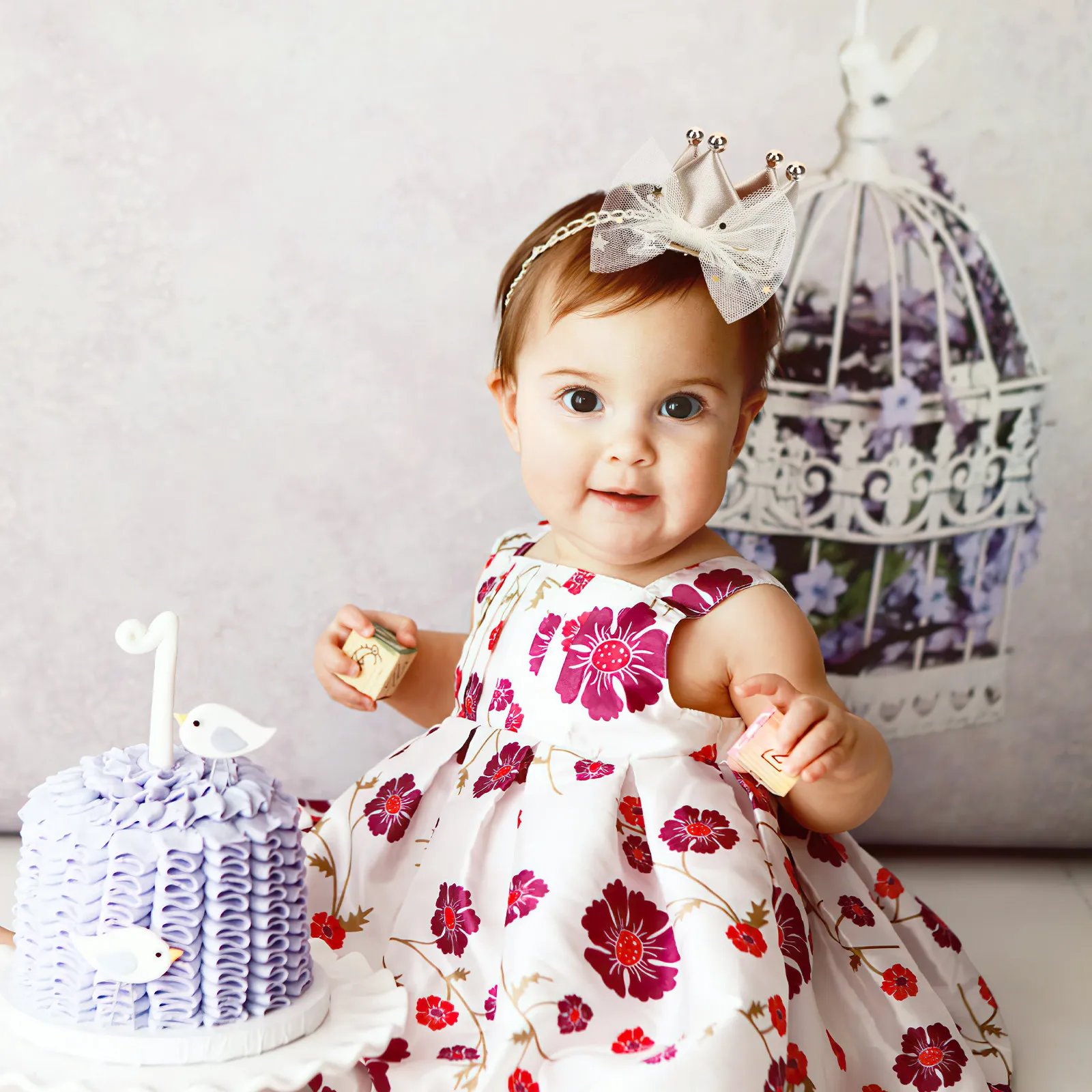 

Детская заколка-корона для девочек, аксессуар для волос, на день рождения, Рождество, праздники, заколка-принцесса для малышей, повязка на голову с короной