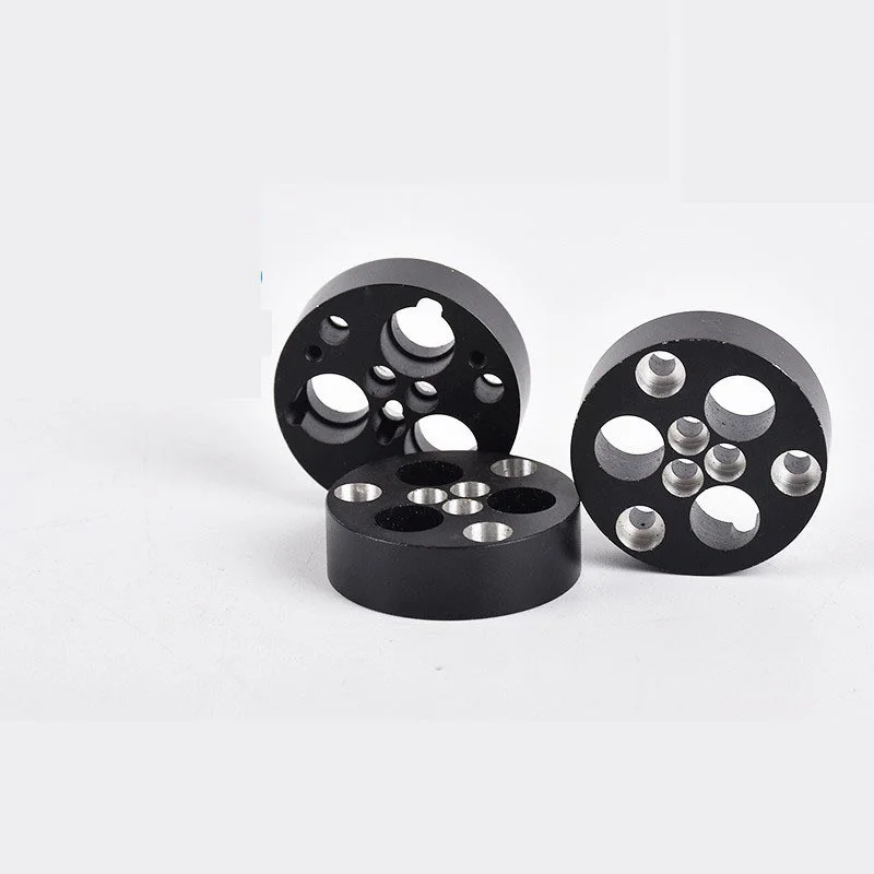 Fabricante de tampas de botão de alumínio com textura de CD de alto brilho Anéis decorativos não padrão para processo de botão de metal de interruptor de áudio