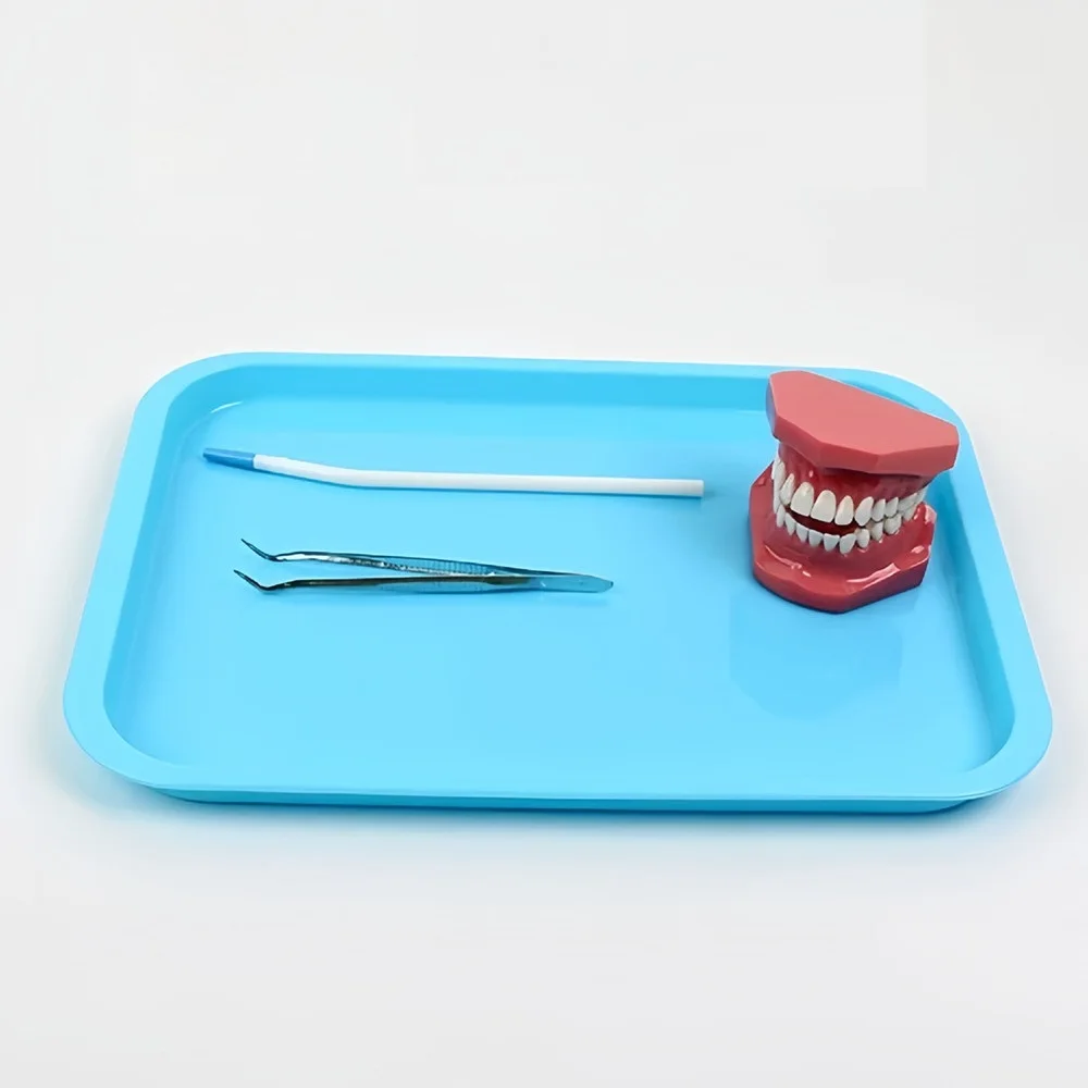 Plastic Cosmetic Storage Tray Nail Art Tools Plate Dental Surgical Tray Tattoo Dish Tools Storage Tray Container Autoclavable