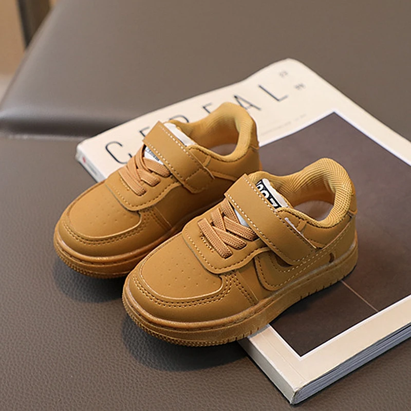 XUANMU Printemps Automne Nouvelles Baskets pour Enfants Garçons Chaussures Basses Décontractées Chaussures pour Femmes Bébé Petites Blanc 1-6 Ans Z0018_voghion.com