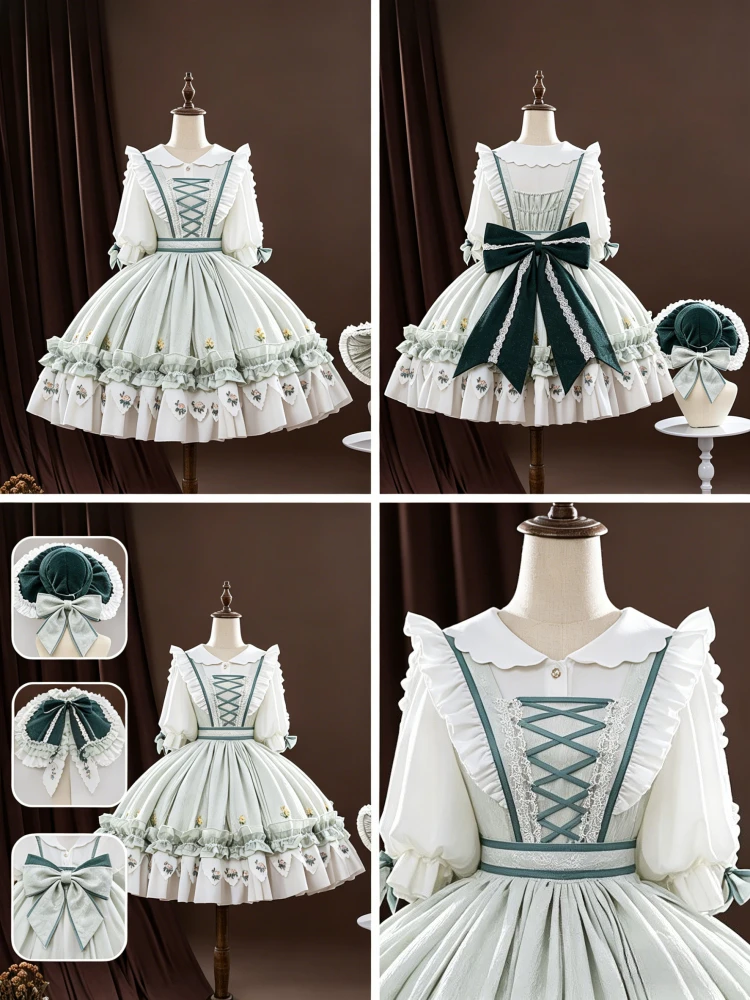Identity V Emma Woods Old Valentine Skin Cosplay Costume Cute Anime Game Suit Lolita  Full Set Halloween Party Outfit AniMuse