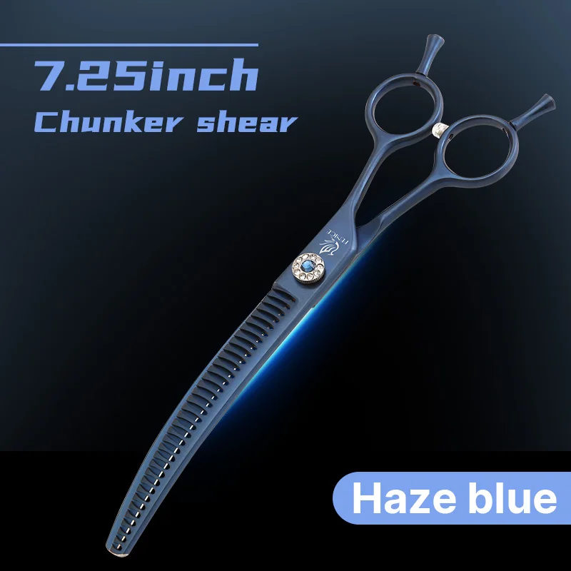 Fenice Professionele JP440c 7 inch Hoge kwaliteit hond Grooming Schaar Gebogen dunner Schaar Chunker Dunner Schaar