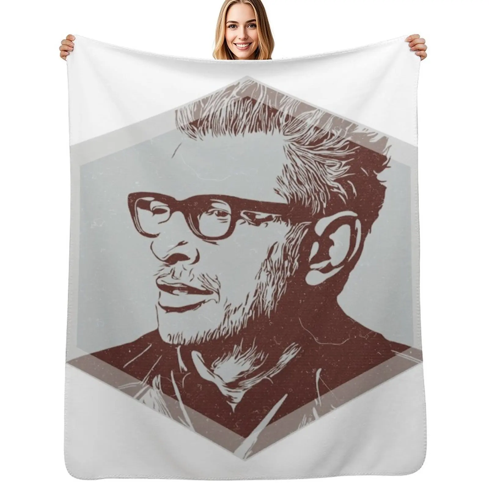 

Jeff Goldblum Throw Blanket Loose Picnic Shaggy Soft Big Blankets