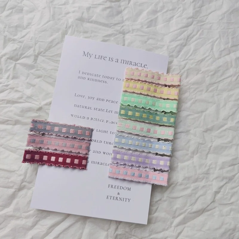 

110 шт./лот, 5 см, 3,5 см, заколки для волос с лентой в свежих цветах, инструменты для рукоделия, аксессуары для волос