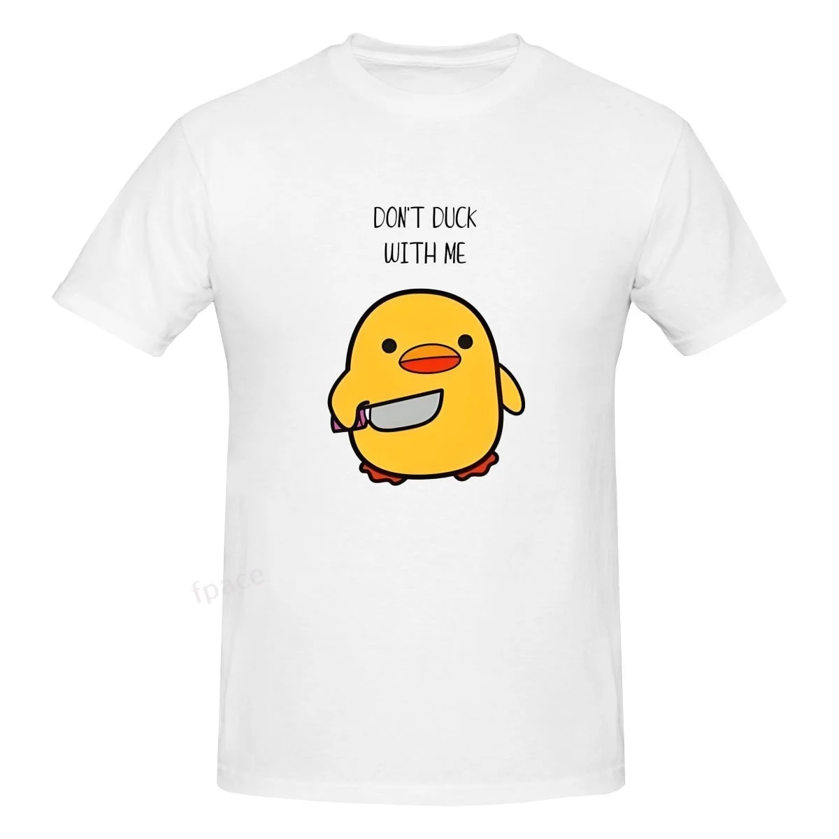 

DONT DUCK WHITH ME Casual Cotton Summer Men Clothing Tops Men's Basic Short Sleeve T-Shirt