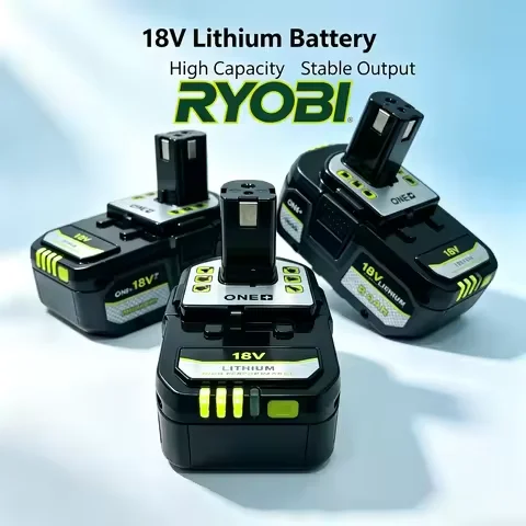 Ryobi ONE+ 18V 8.0Ah Li‑ion Battery Compatible P104 P107 P190,internal Structure Adapts Conditions for Outdoor Ryobi ONE+power