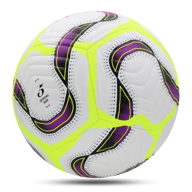 2025 Palloni da calcio Formato standard 5 Pallone cucito a macchina Materiale PU Partita della lega sportiva Palloni da allenamento per calcio futbol voetbal