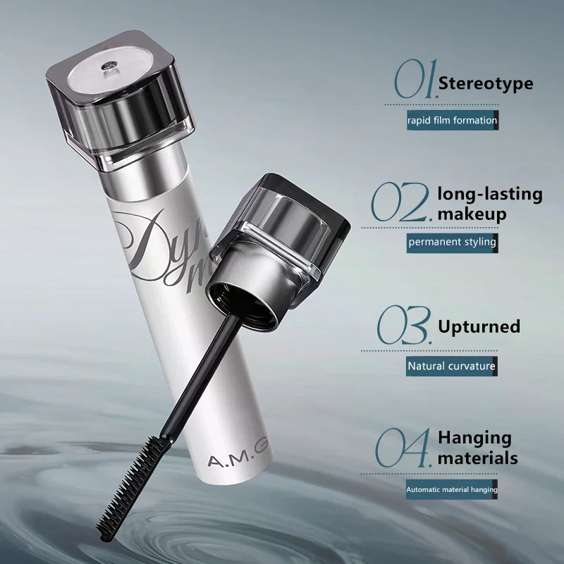 Waterproof Matte Mascara Lengthens Curling Volumizing Mascara Long Lasting Eyelashes Black Fiber Mascara Eye Cosmetic Makeup