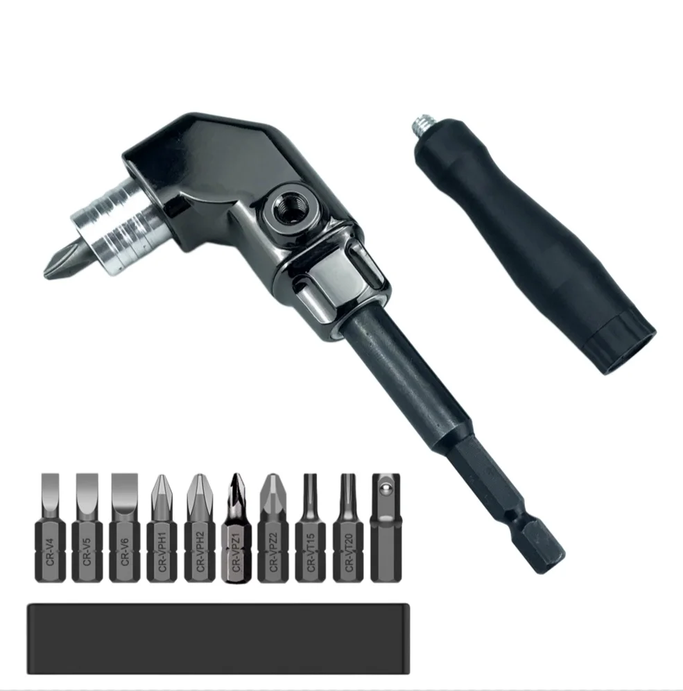 90-Degree Pivoting Cordless Electric Screwdriver