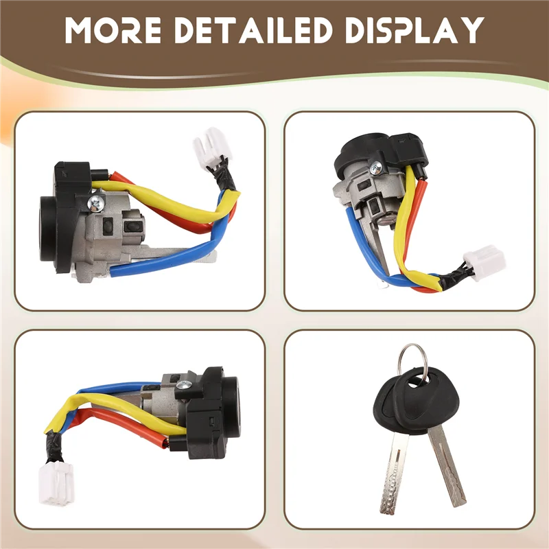 

L10A Ignition Lock Cylinder & Key For Hyundai Sonata 2015-2019 Ignition Switch 81900C1B00 81900-C1B00