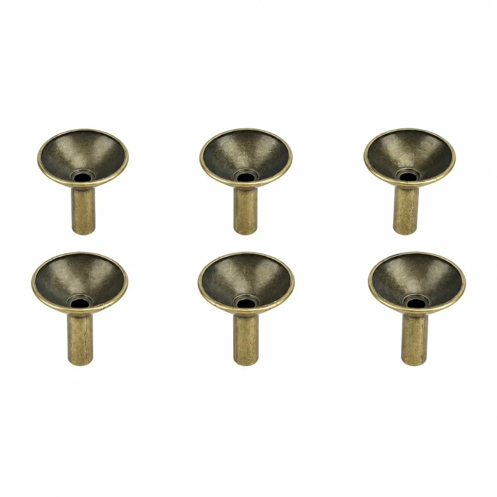 100pcs Alloy Incense Cone Tray 1in Mini Size Incense Stick Rack Backflow Design Funnel Shape Funnel Cone Tray Travel Use