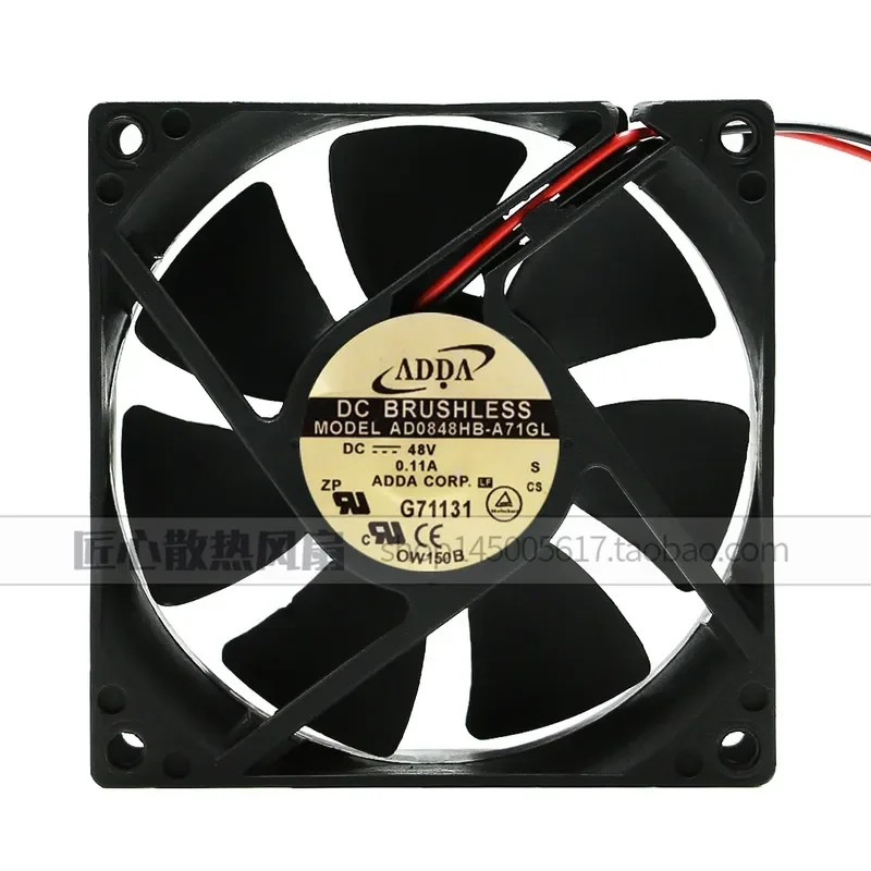 ADDA Xiexi AD0848HB-A71GL 8025 48V 0.11A Elevator Inverter Fan for Elevator Control Systems
