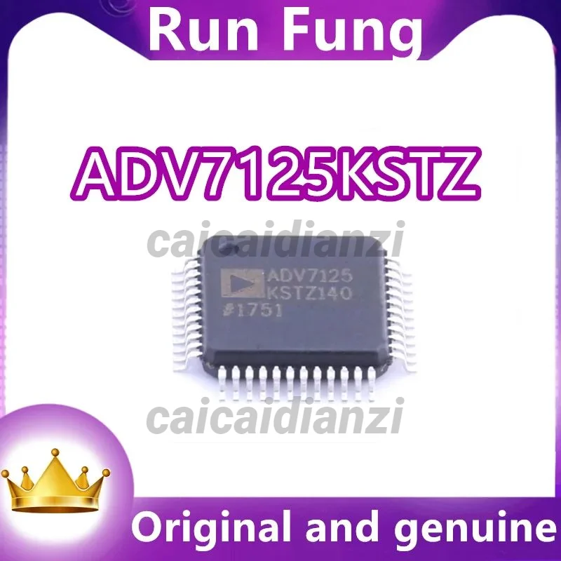 

ADV7125KSTZ140 ADV7125KSTZ 8 Bit Digital to Analog Converter 3 48-LQFP (7x7) 5Pcs/Lot New Original