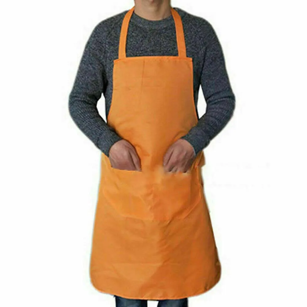 Sleeveless Colorful Restaurant Keep the Clothes Clean Anti-oil Kitchen Aprons Bib Burp Cloths Kitchen Accessories