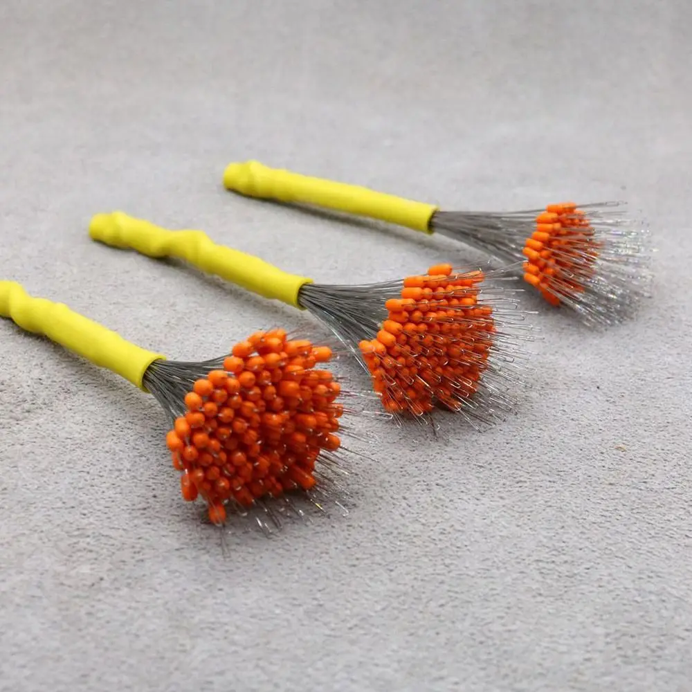 200pcs Line Tackle Accessories Fishing Bobber Stopper Float Fishing Supply Rubber Bean S/M/L high concentricity Space Beans
