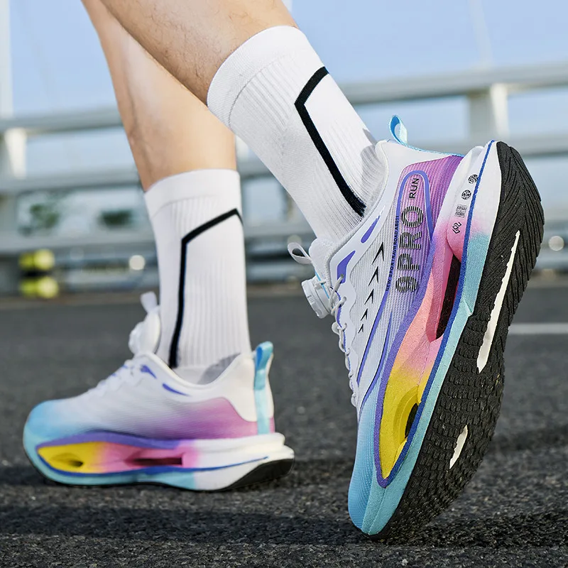 

Осень-зима, хит продаж, модная мужская и женская спортивная обувь, легкие марафонские кроссовки, эластичные удобные прогулочные туфли