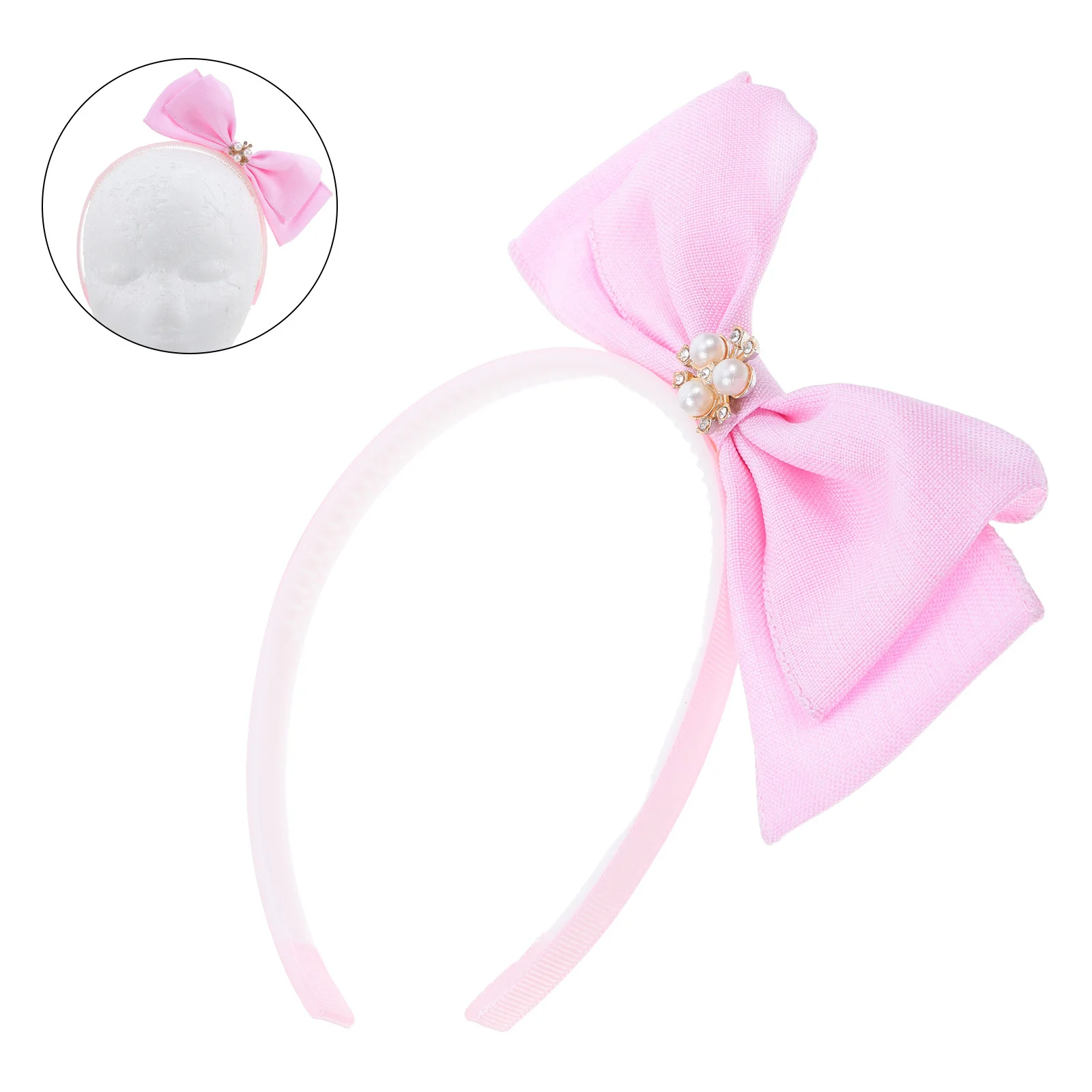 

Princess Bowknot Headband Girls Cute French Bow Hair Hoop Comfortable Fashion Hair Accessory Party Cosplay Everyday Wear