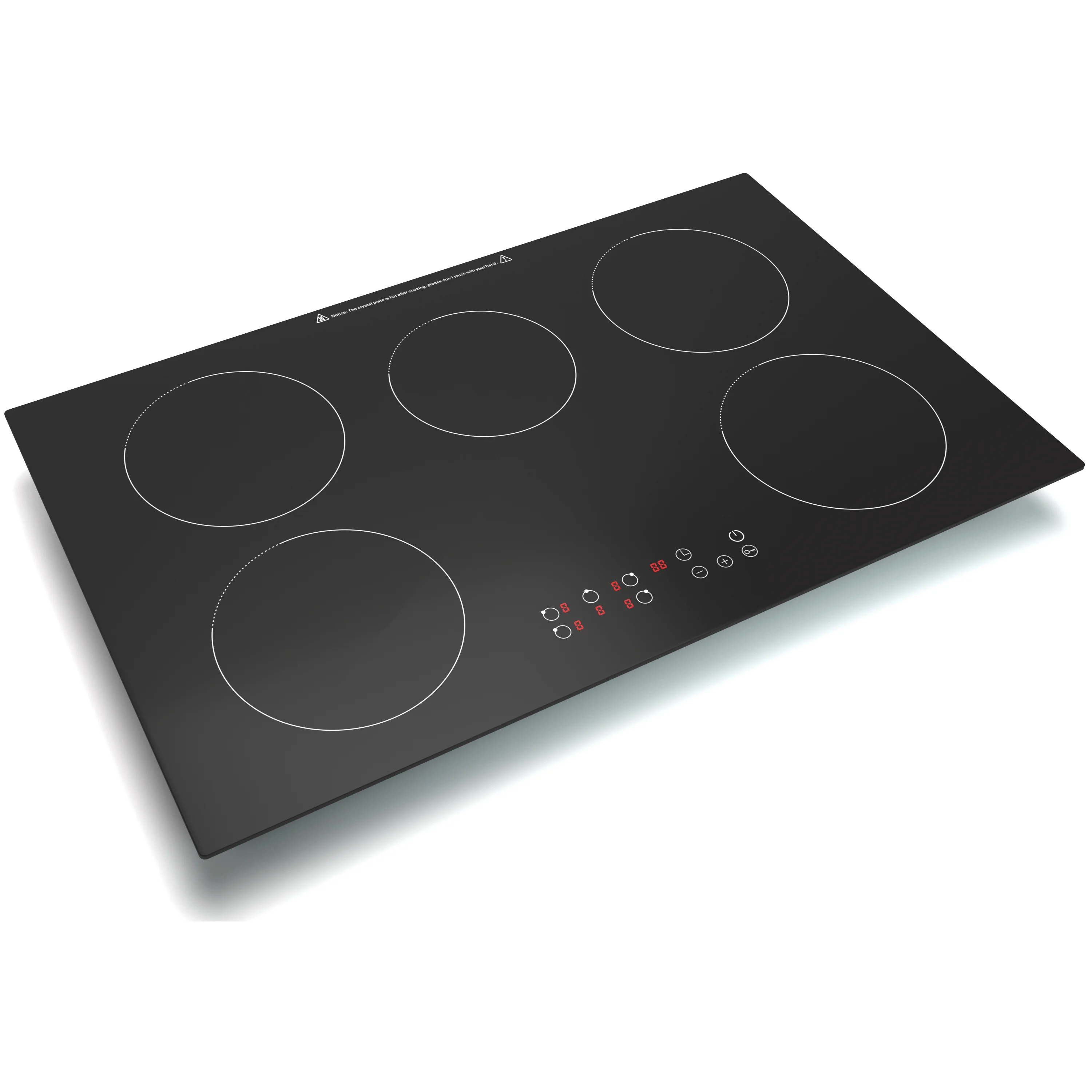 Factory Hot Selling 2025 New High Performance-Price Ratio Multifunctional Super Electric Built-In 5-Burner Sensor Touch Outdoor