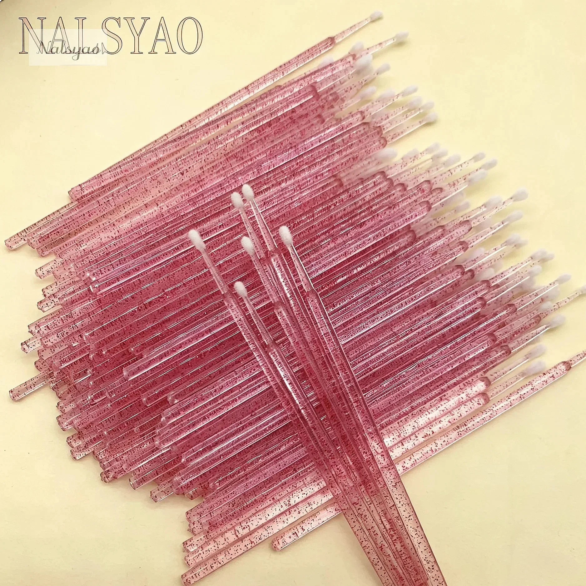 100/300/500pcs Micro Brush Crystal Lash Remover Swab Eyelash Extension Applicator Makeup Tools Microbrush Mascara Wands