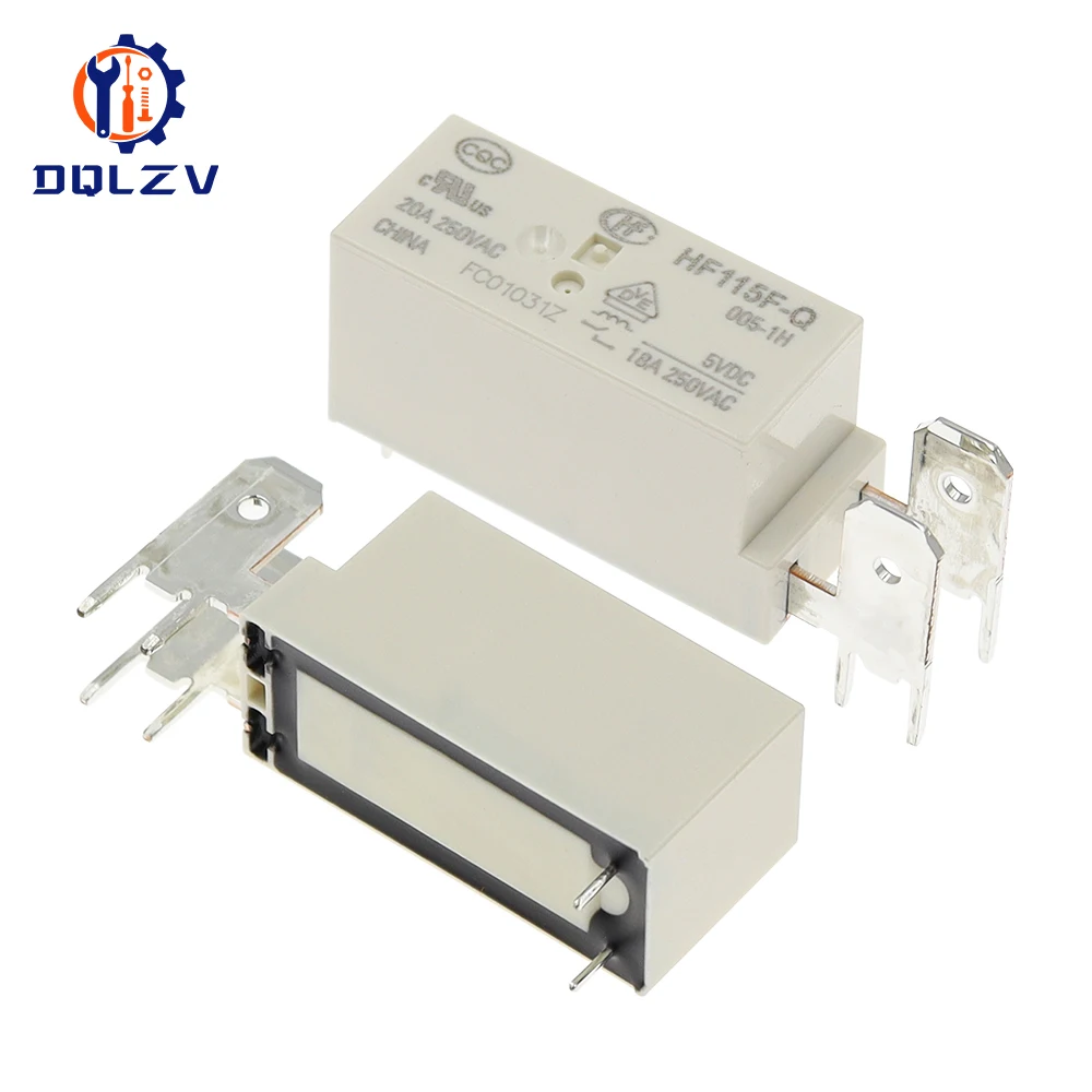 1PCS New HF115F-Q-005-1H HF115F-Q-012-1H HF115F-Q-024-1H HF115F-Q-048-1H HF115F Q 012 024 1H 5V 12V 24V 48V Power Relay