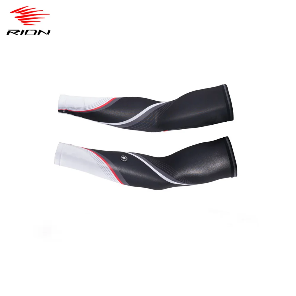 RION Cycling Arm Protection Men Unisex MTB Bike Sleeves Anti-UV Sports Fitness Running Half Sleeve Protector Arms Warmer 1 Pair