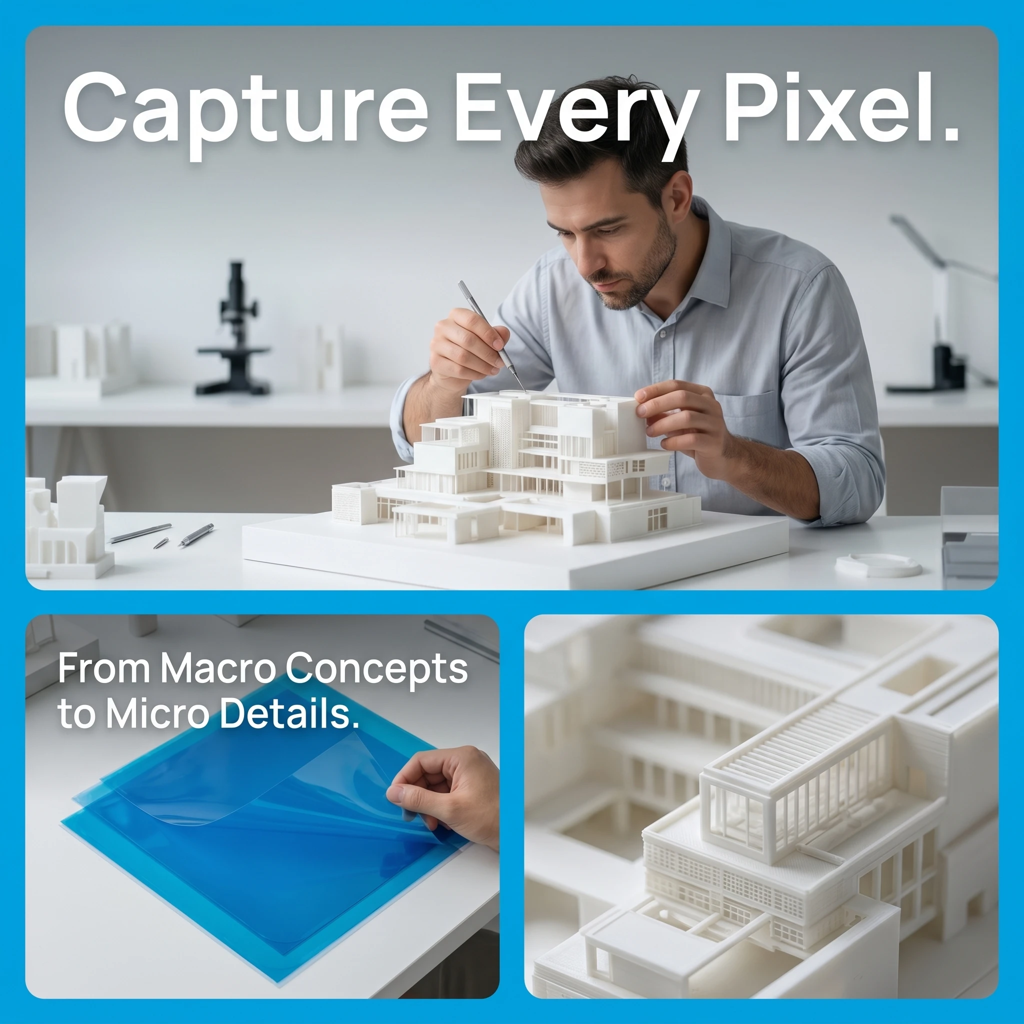 NFEP (PFA) Trennfolie für Anycubic Photon P1 Präzisionsstanzung Niedrige Abziehkraft 95% UV-Durchlässigkeit Harzbadfolie für 3D-Drucker – Detail 7