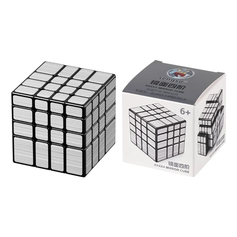 [Picube] Sengso 4x4x4 Mirror Magic Cube Professional 4x4 Speed Puzzle Children's Toy Game Gift 4×4 Special Original Magico Cubo